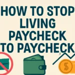 How to stop living paycheck to paycheck